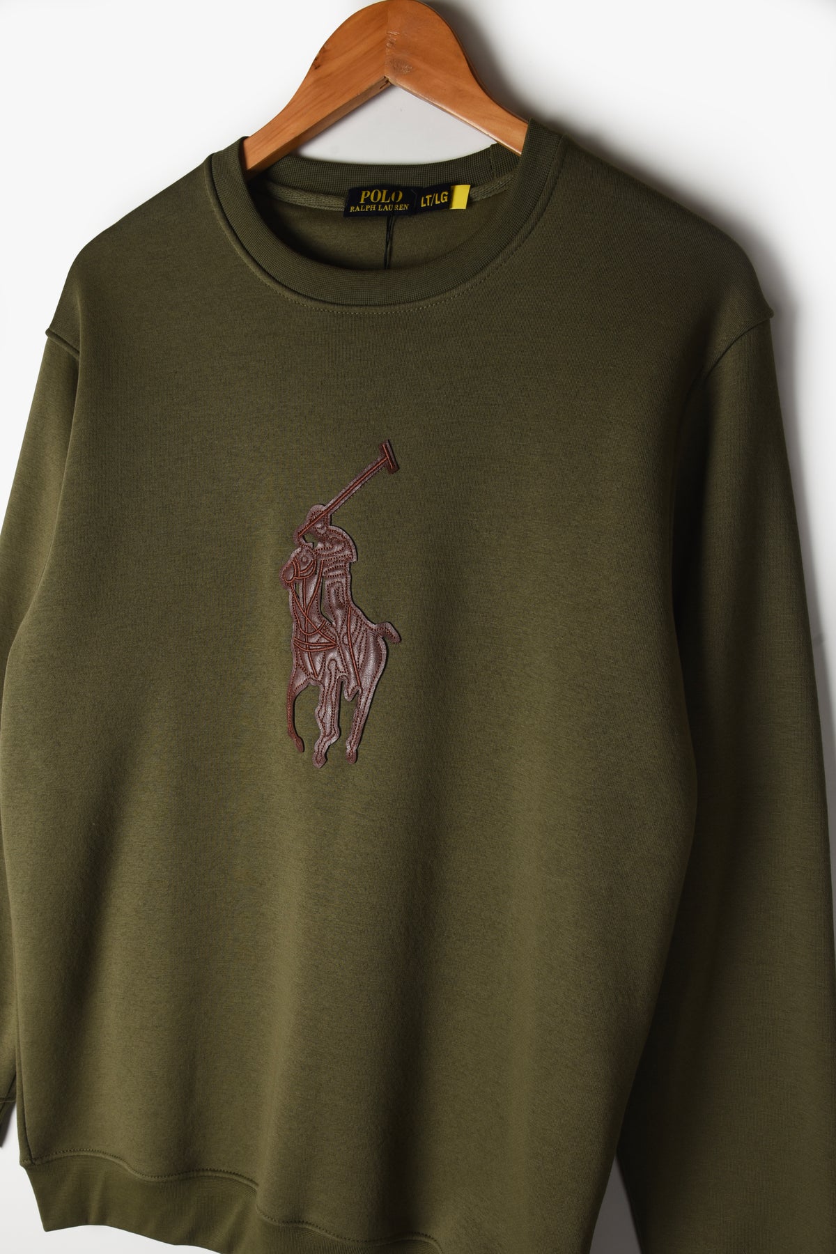 Pony Embroidered Patch Sweatshirt