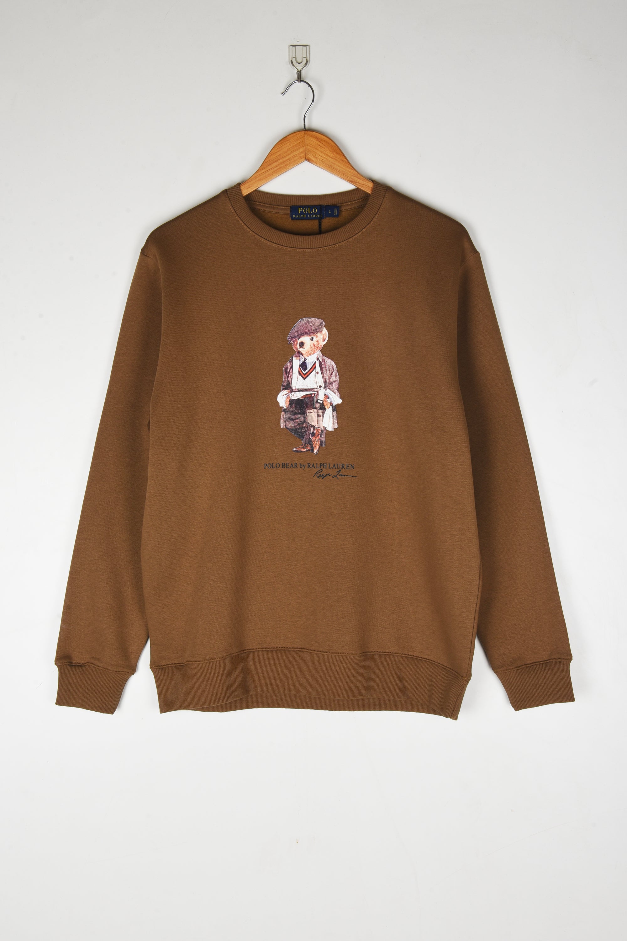Printed Bear Fleece Sweatshirt
