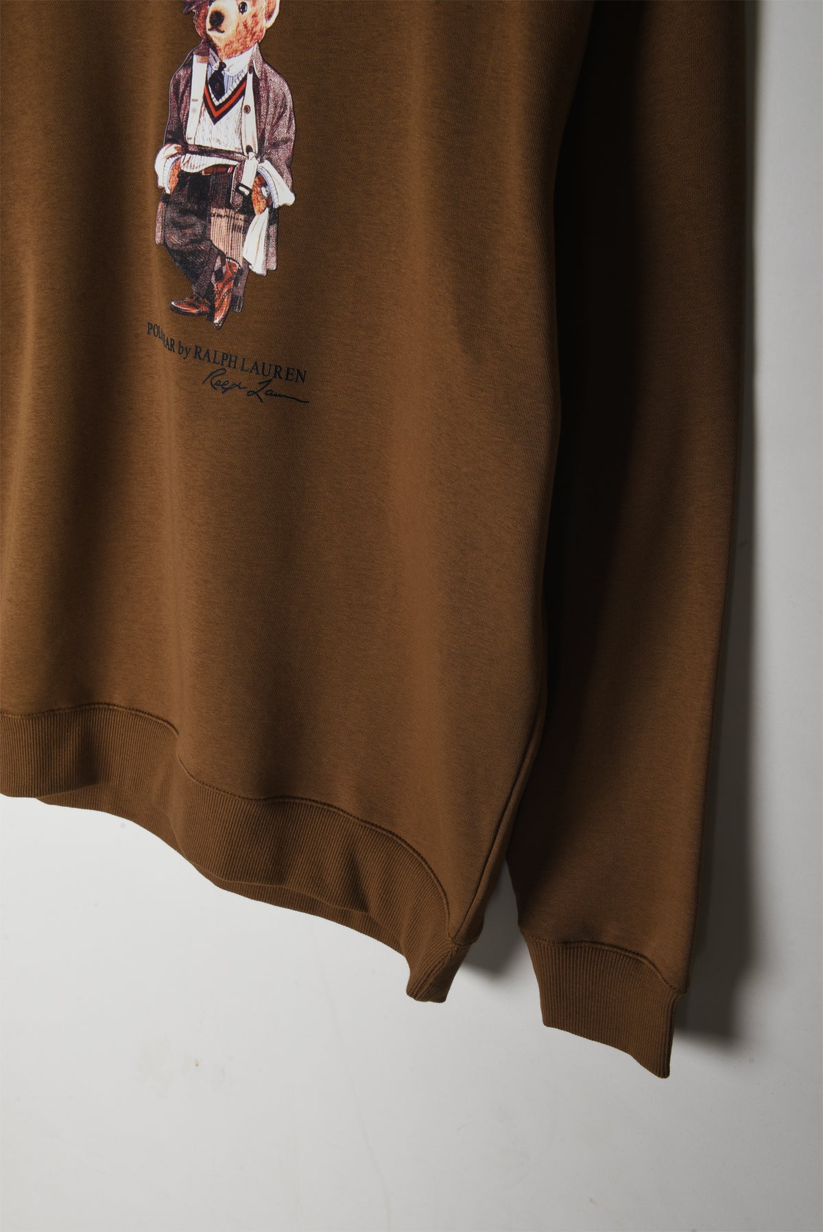 Printed Bear Fleece Sweatshirt