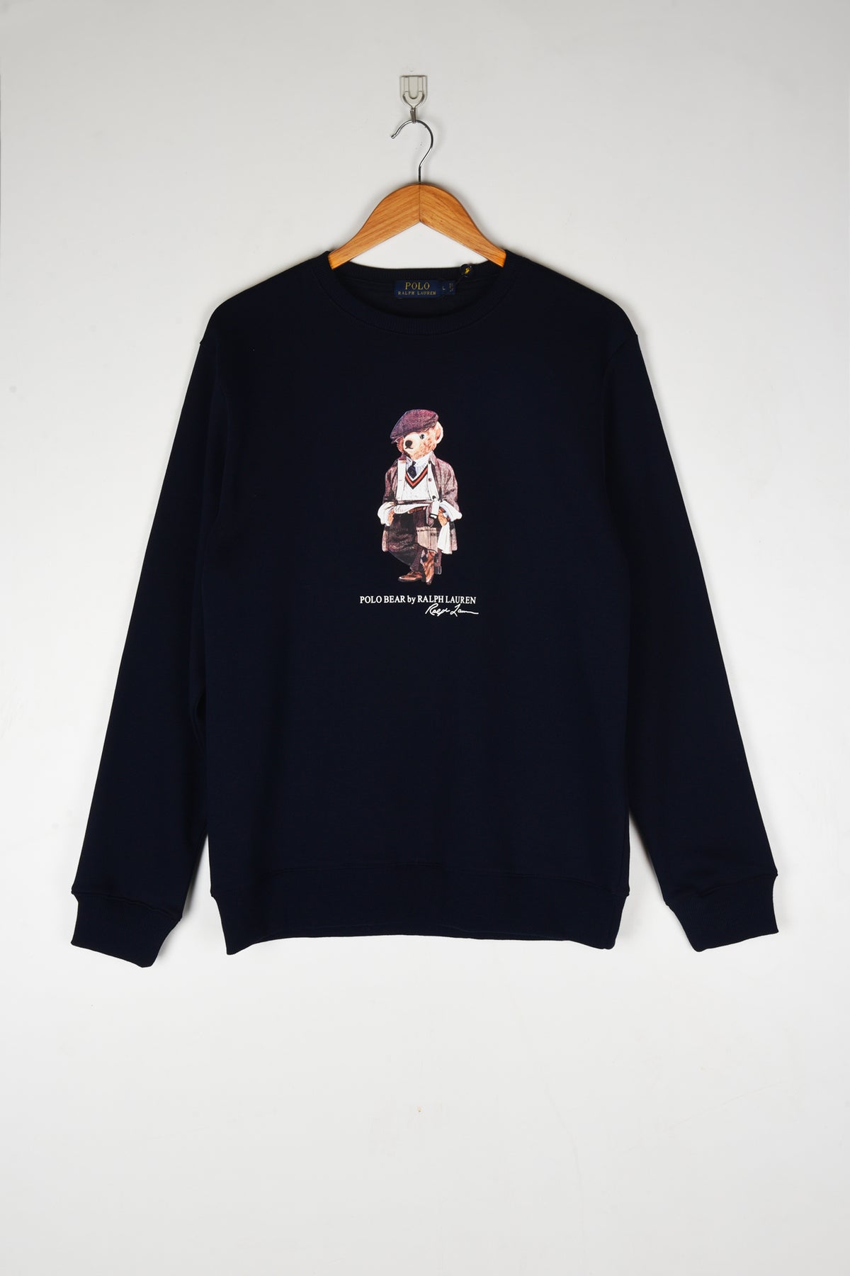 Printed Bear Fleece Sweatshirt