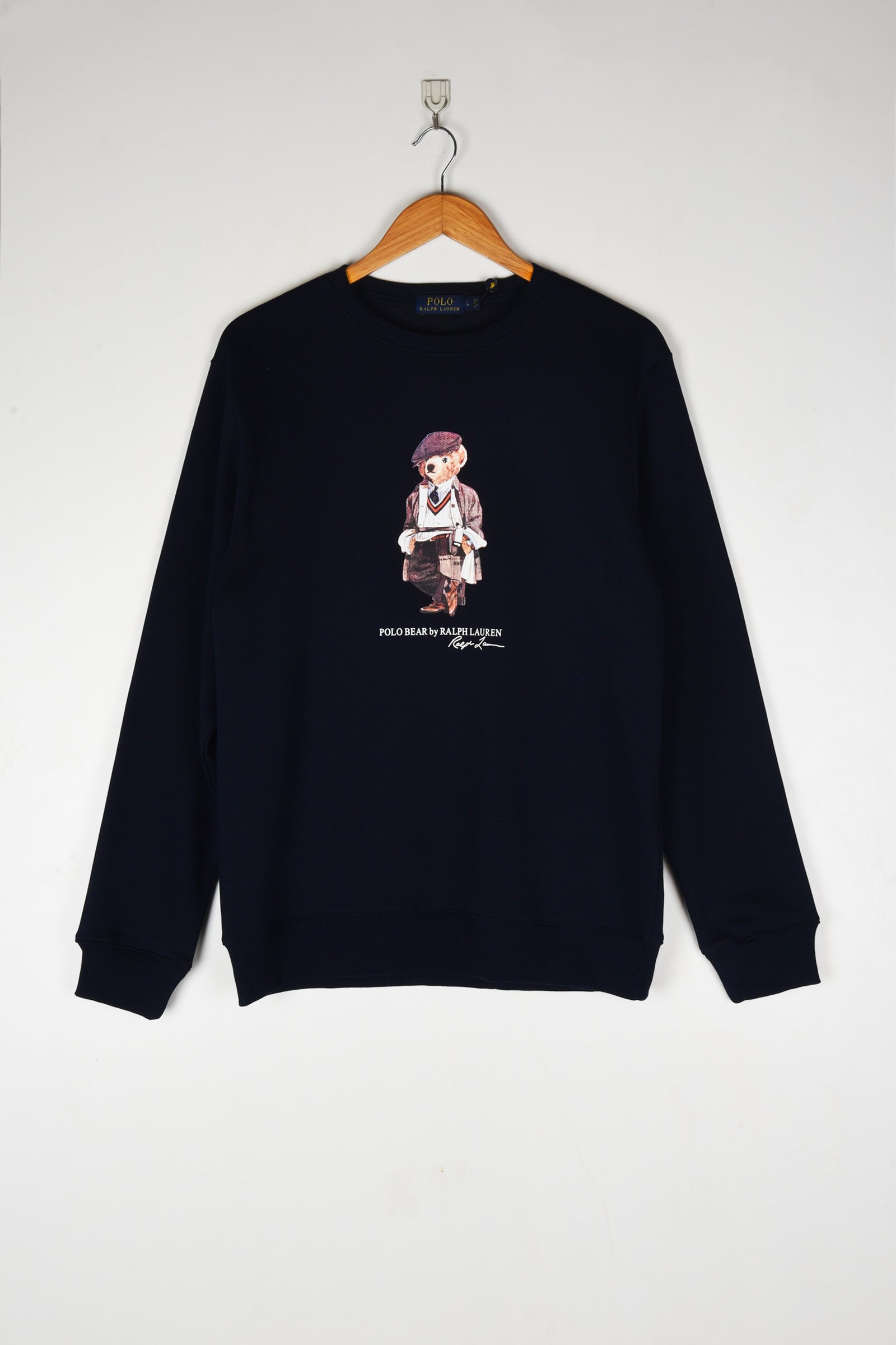 Printed Bear Fleece Sweatshirt
