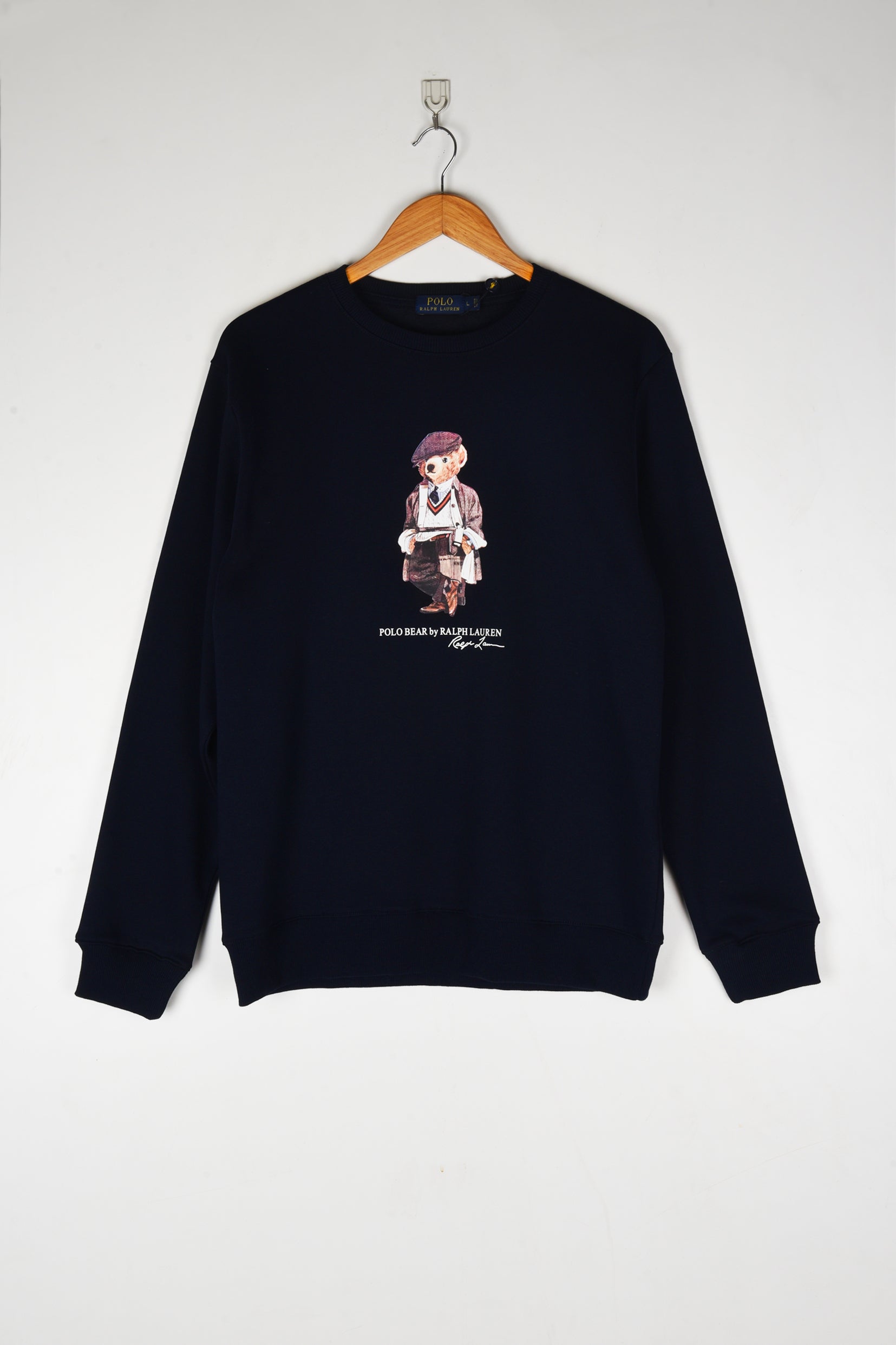Printed Bear Fleece Sweatshirt