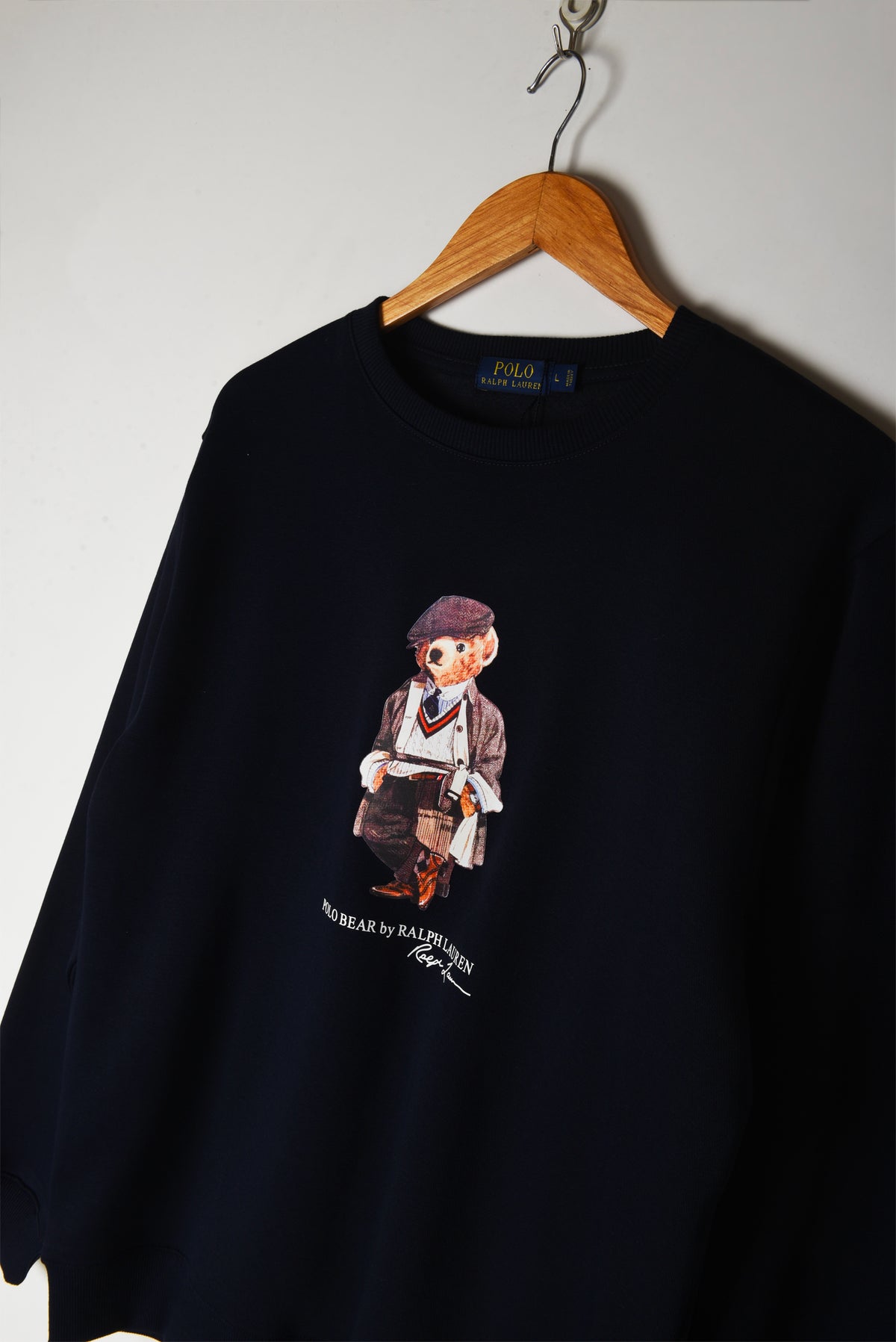 Printed Bear Fleece Sweatshirt