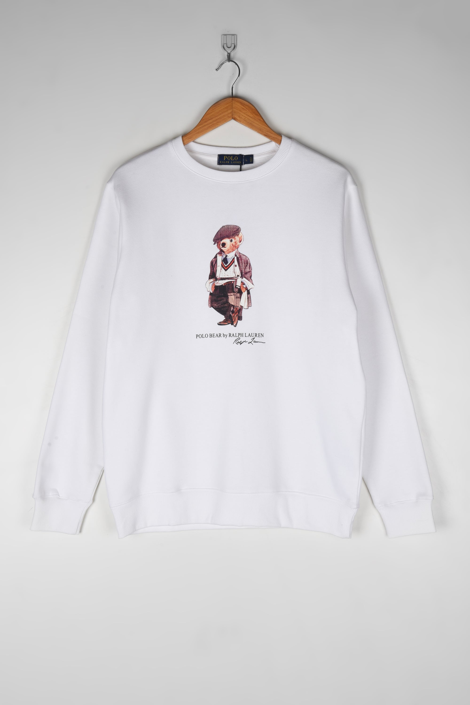 Printed Bear Fleece Sweatshirt