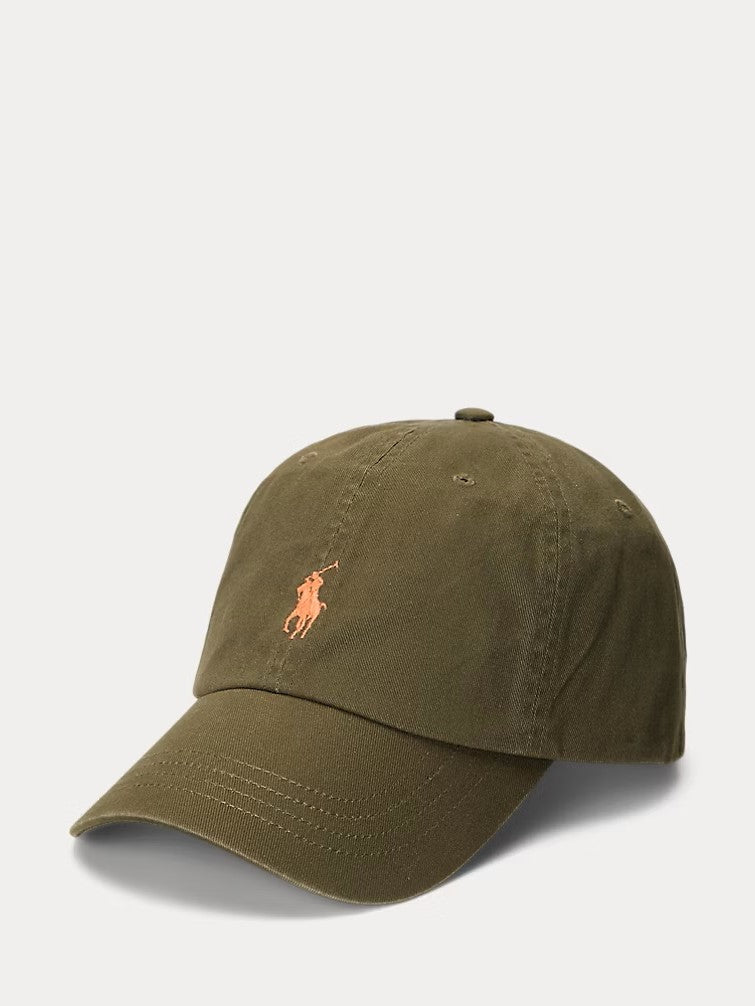 Cotton Chino Ball Cap Olive