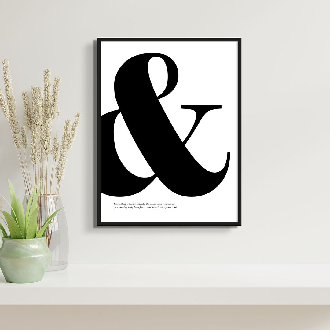 Ampersand Cosmic Typography