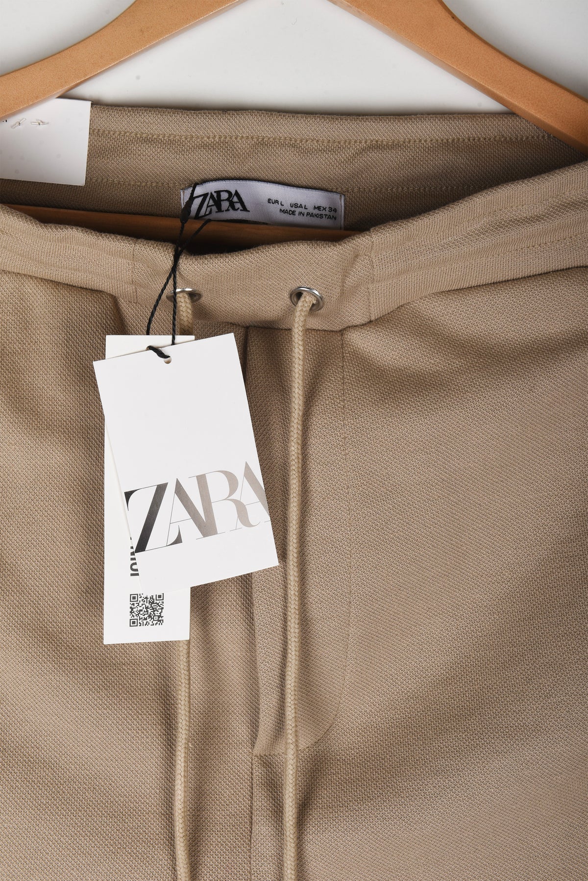 ZARA SLIM TEXTURED JOGGER PANTS