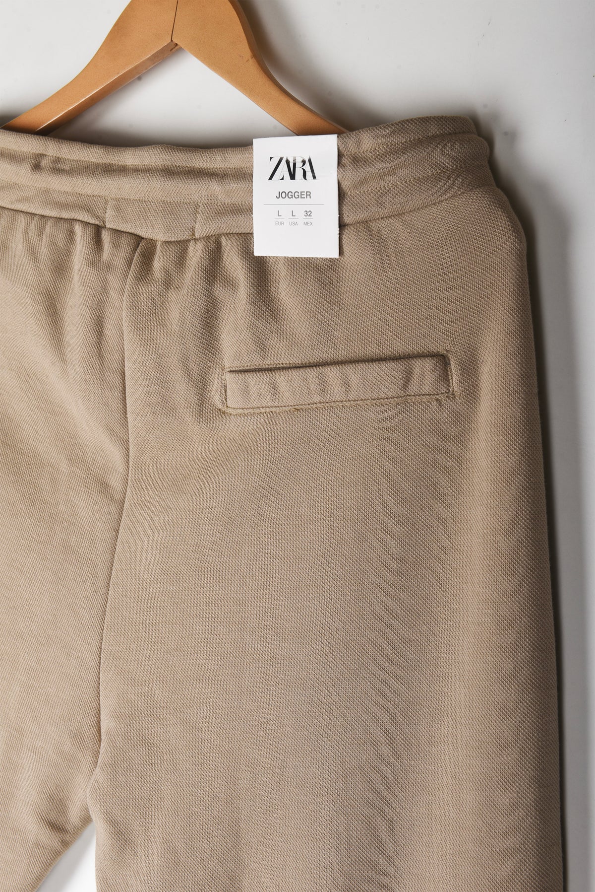 ZARA SLIM TEXTURED JOGGER PANTS