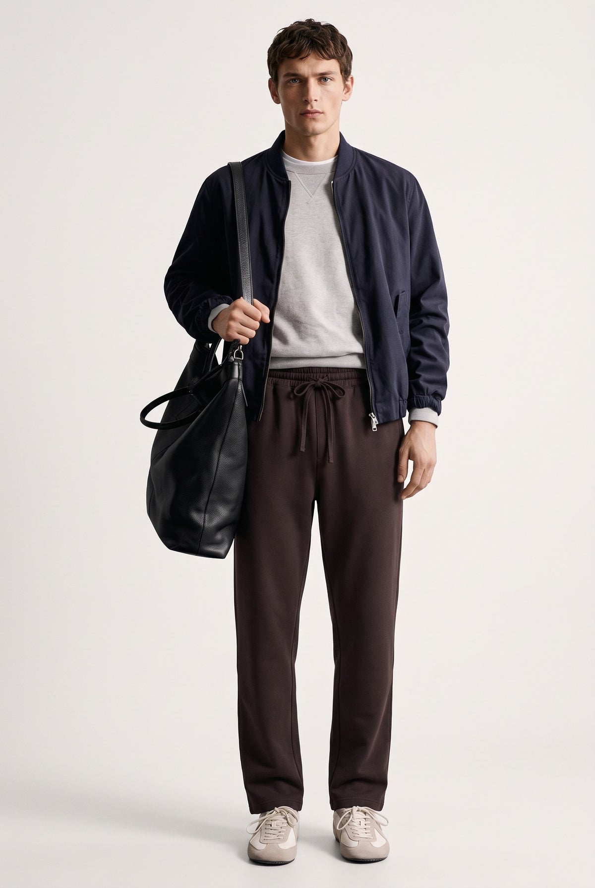 Loose Fit Trousers (Chocolate Brown)