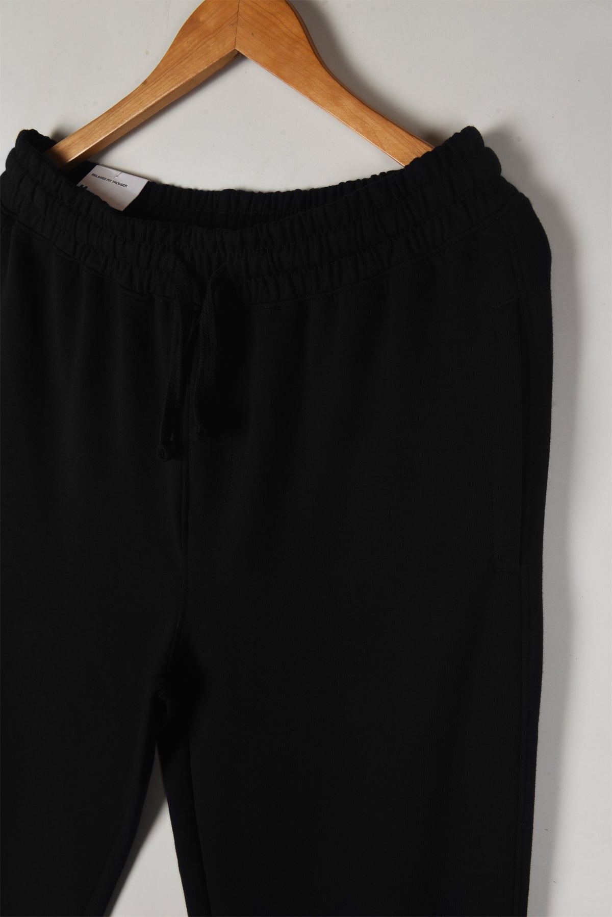 Loose Fit Trousers (Black)