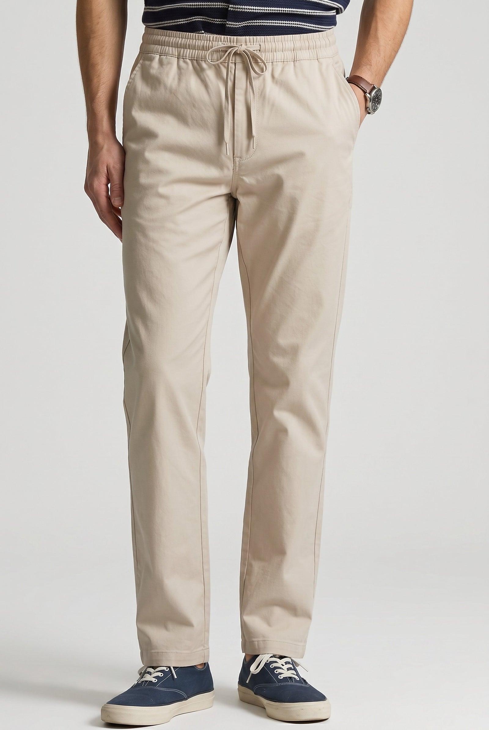 ZARA STRAIGHT COTTON PANTS