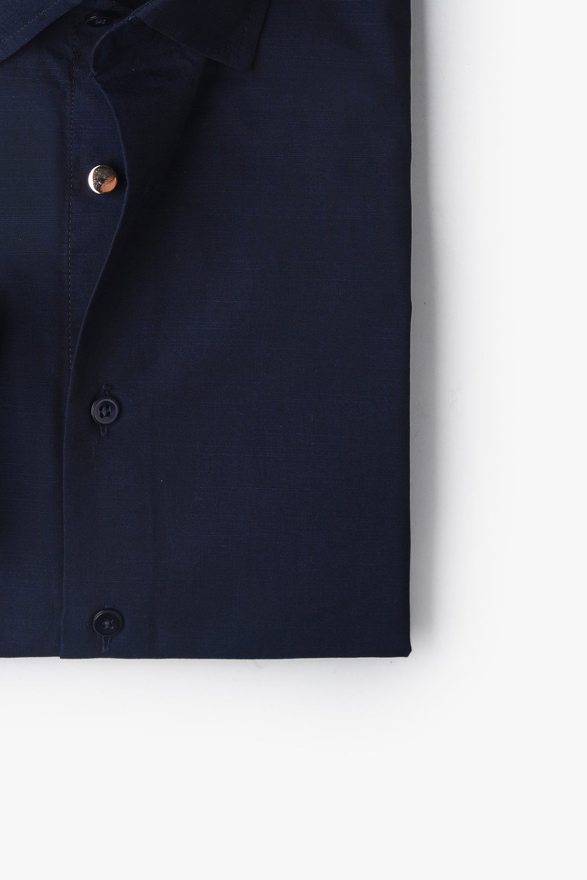 NAVY SIGNATURE COTTON SHIRT