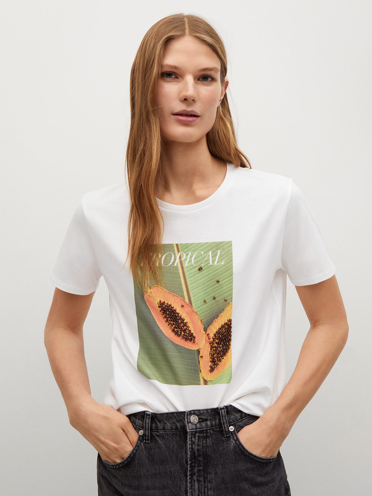 PRINTED ORGANIC COTTON T-SHIRT