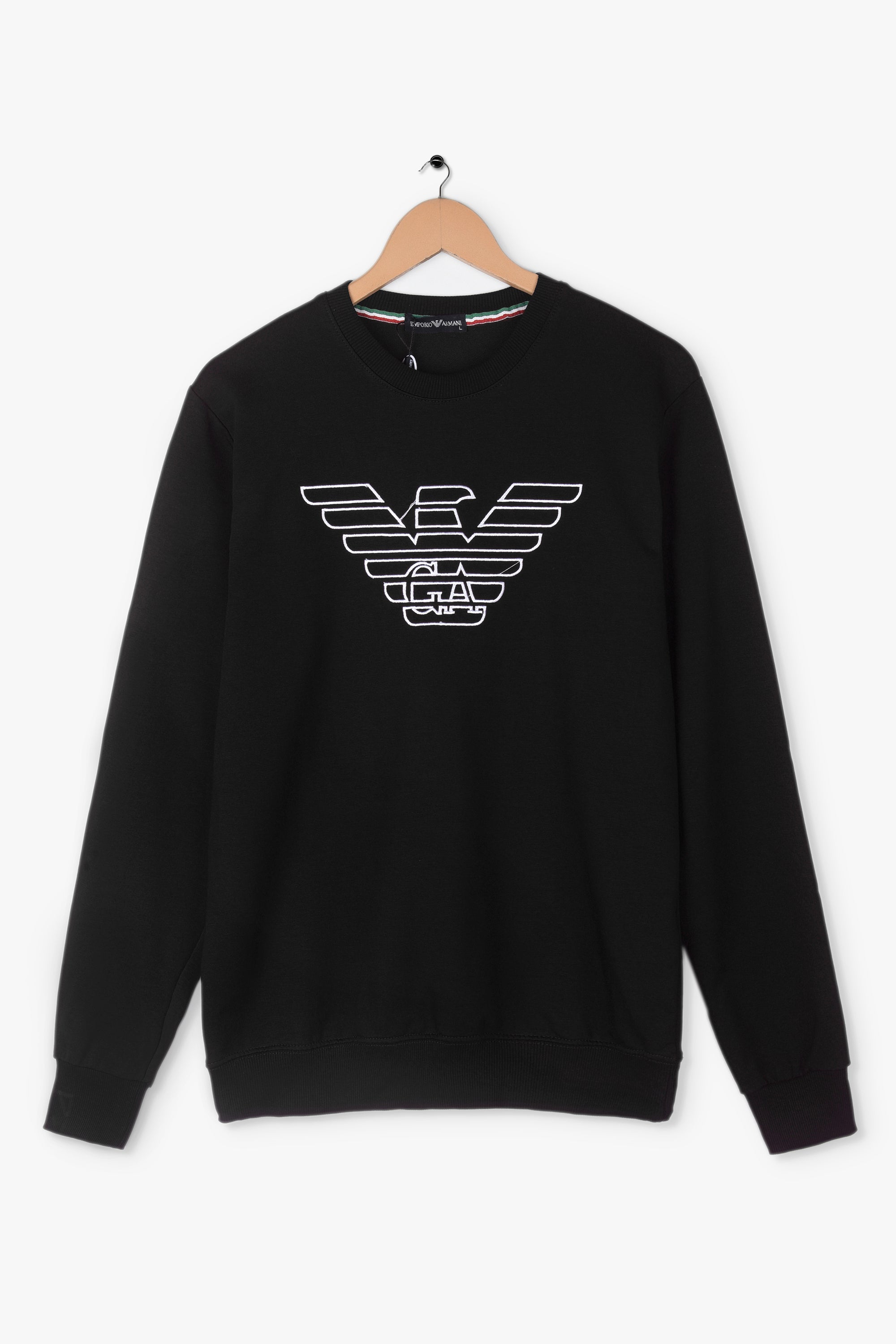 ARMANI SIGNATURE LOGO SWEATSHIRT