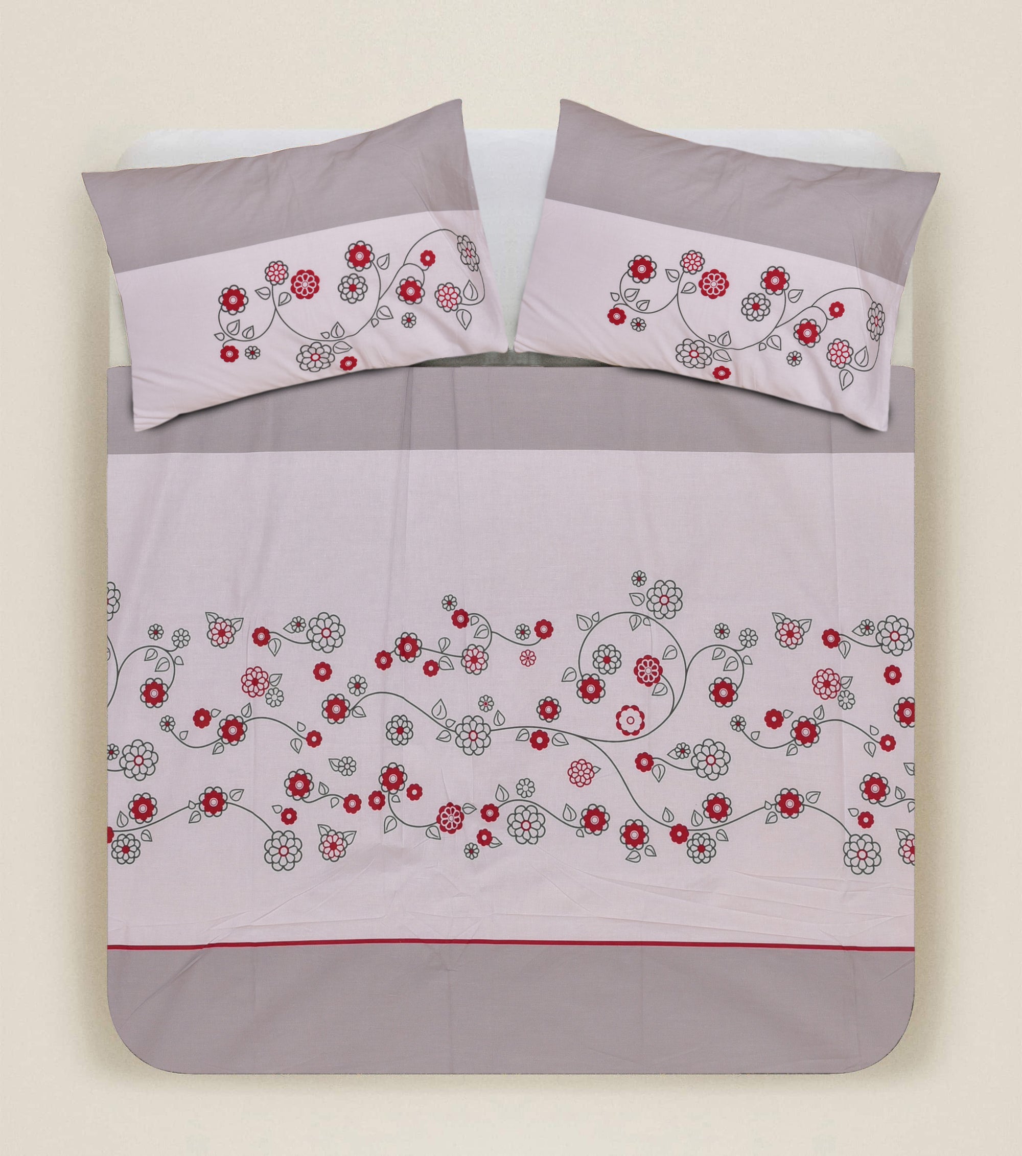 Floral Fusion COTTON BED SHEET