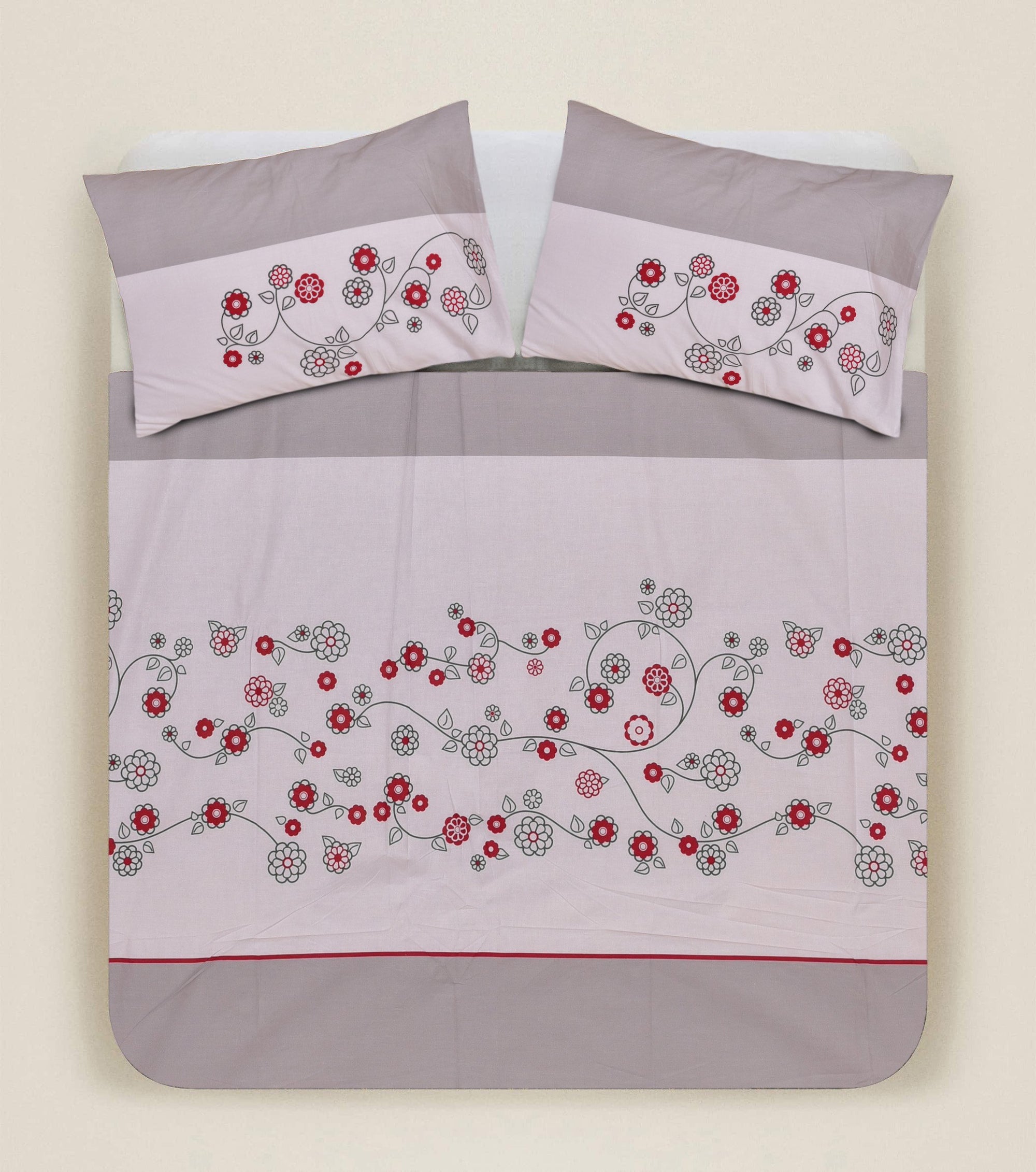 Floral Fusion COTTON BED SHEET