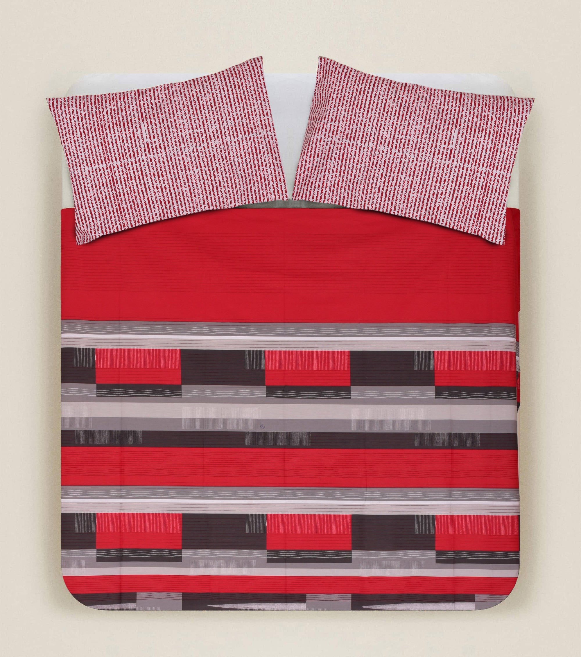 Retro Scarlet COTTON BED SHEET