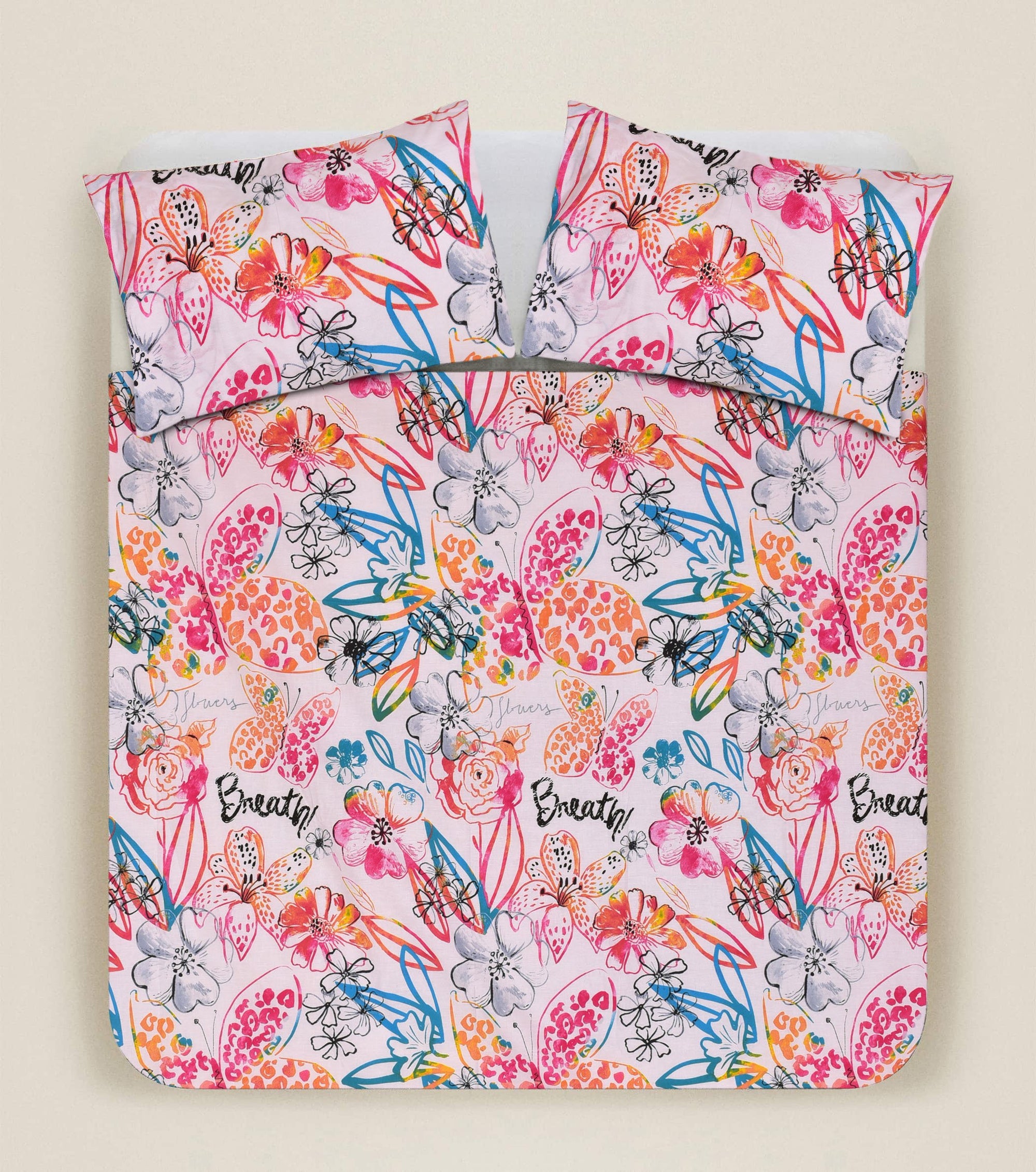 Dumont Floral COTTON BED SHEET