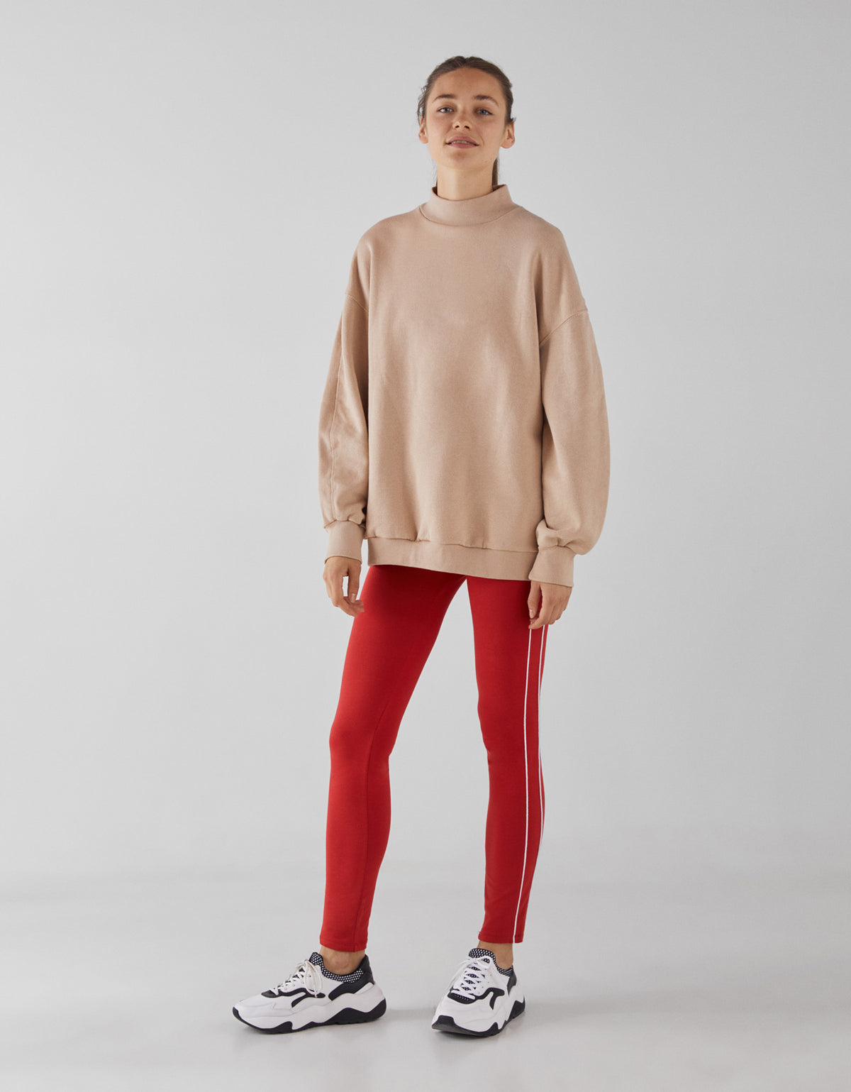 Mystic Side Stripes Plush Leggings