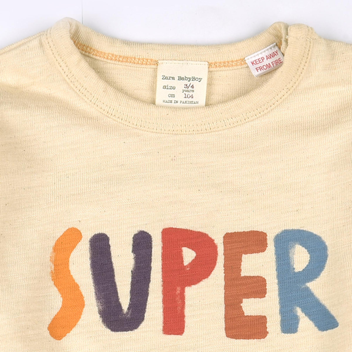 Sweatshirt with Slogan