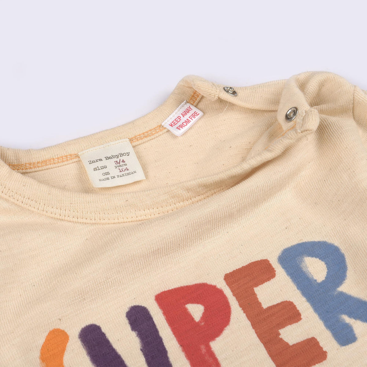 Sweatshirt with Slogan