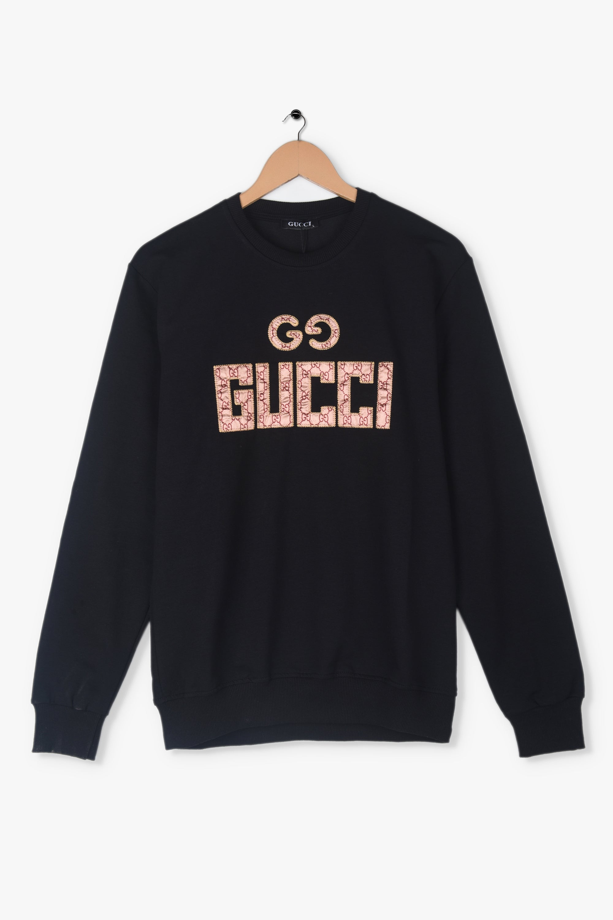 GUCCI APPLIQUE LOGO SWEATSHIRT