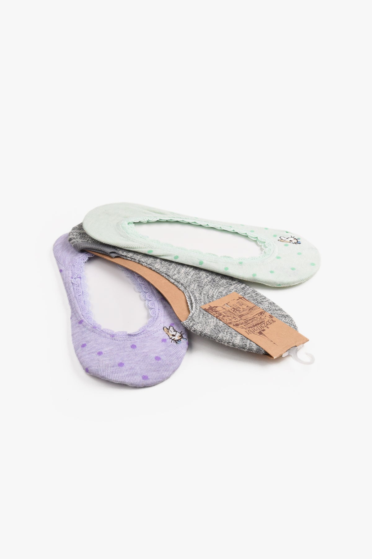 Every Day Essential No Show Socks (3 Pairs)