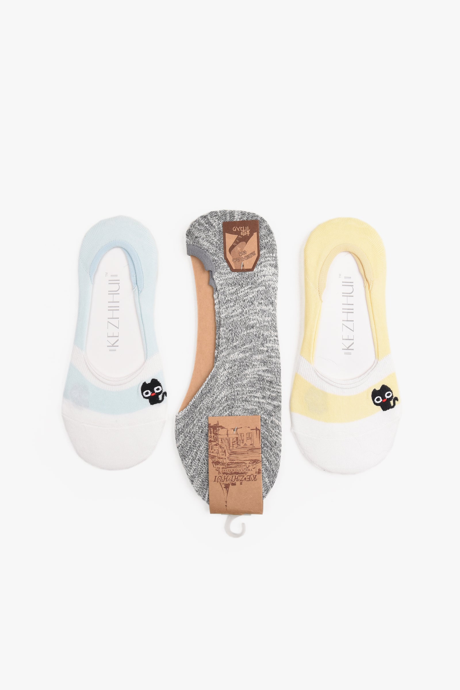 Every Day Essential No Show Socks (3 Pairs)