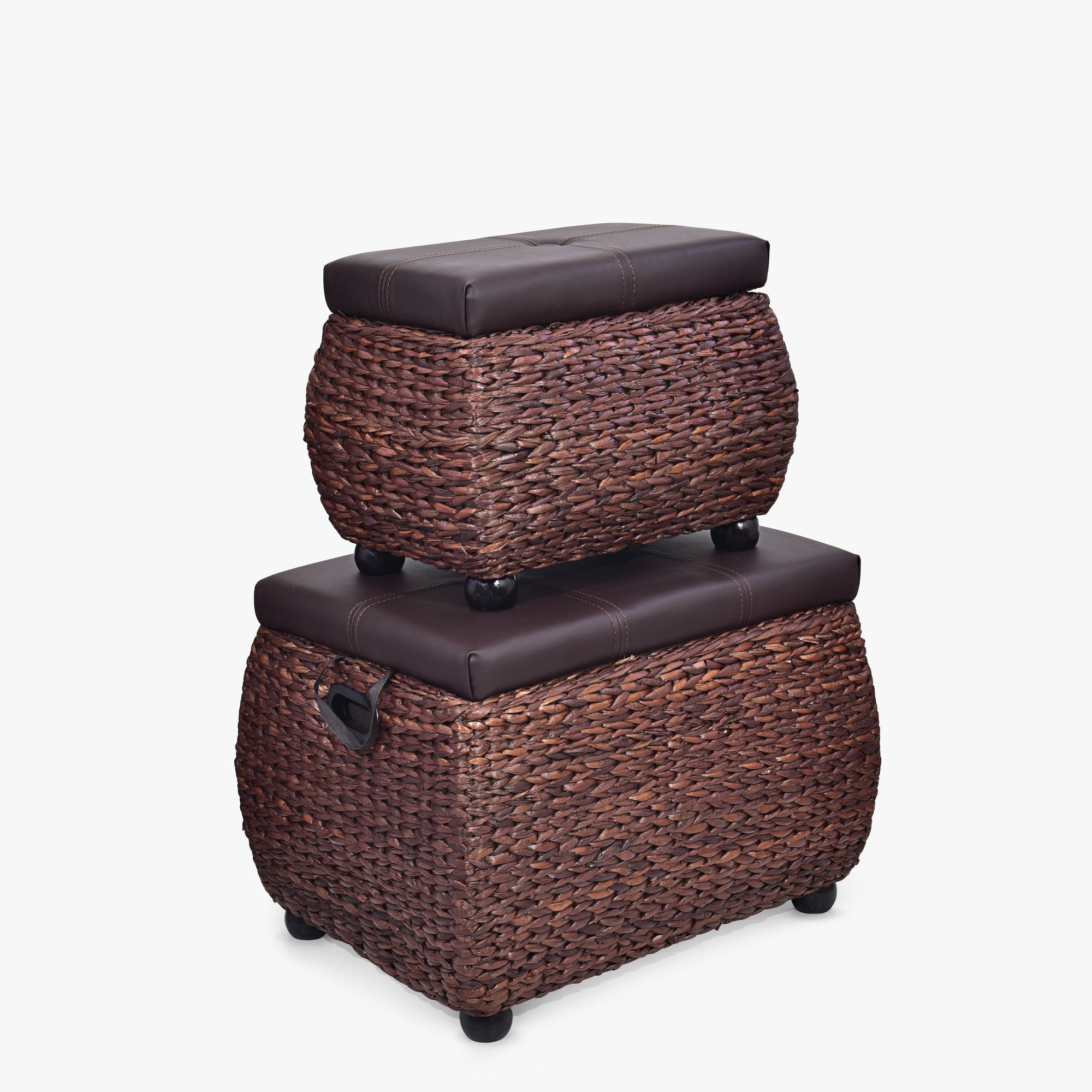 ESPRESSO NATURAL STORAGE OTTOMAN SET