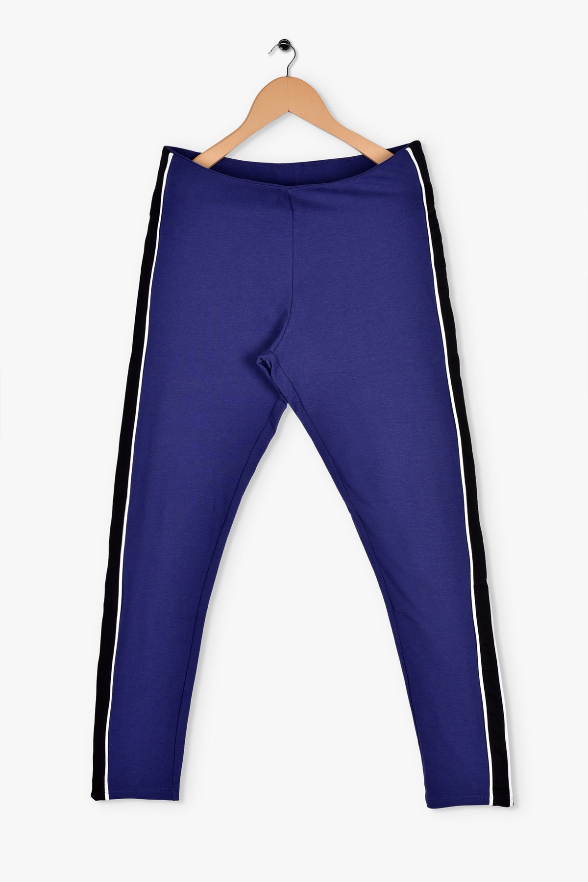 KELLY Side Stripes Plush Leggings