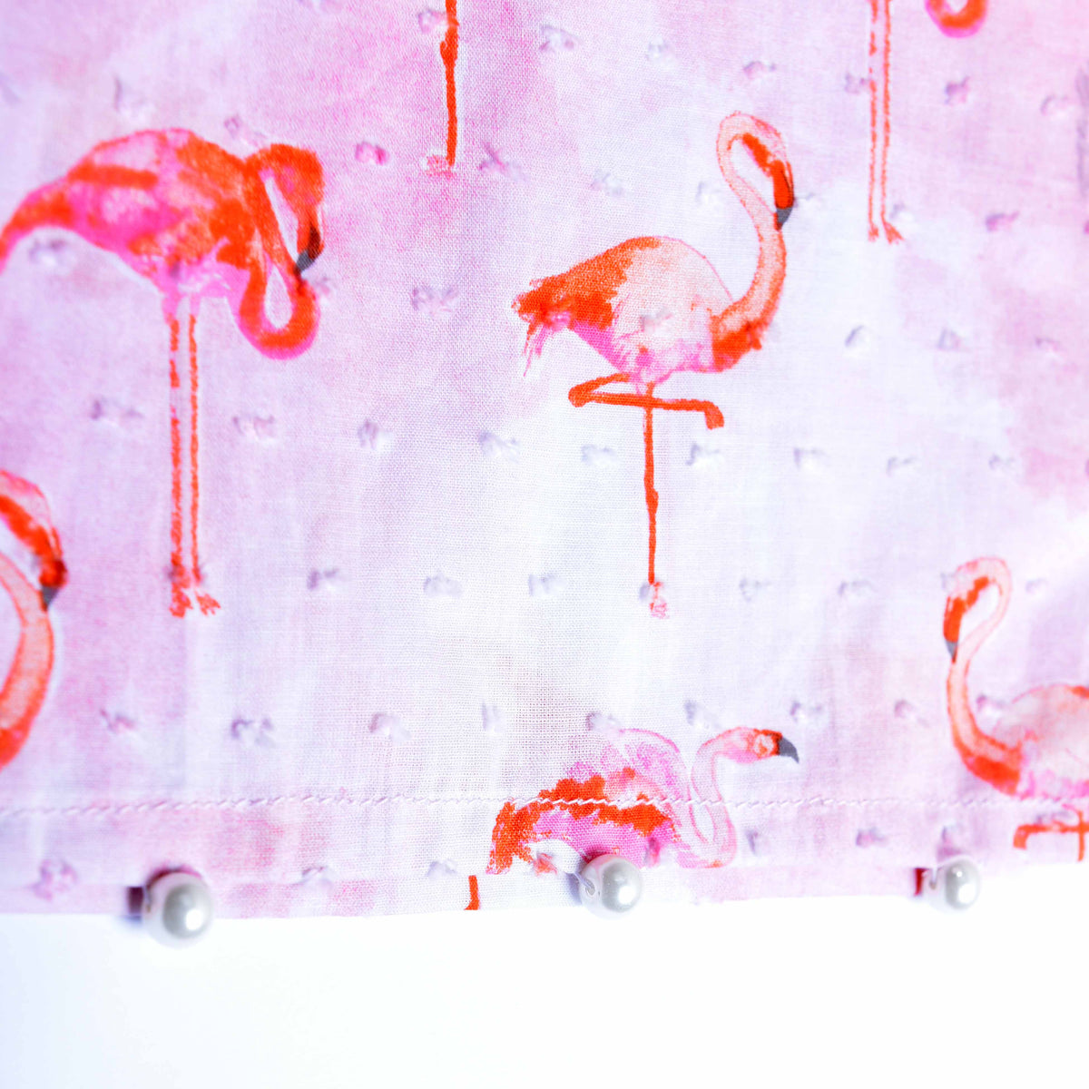 Pink Printed Flamingos Shirts