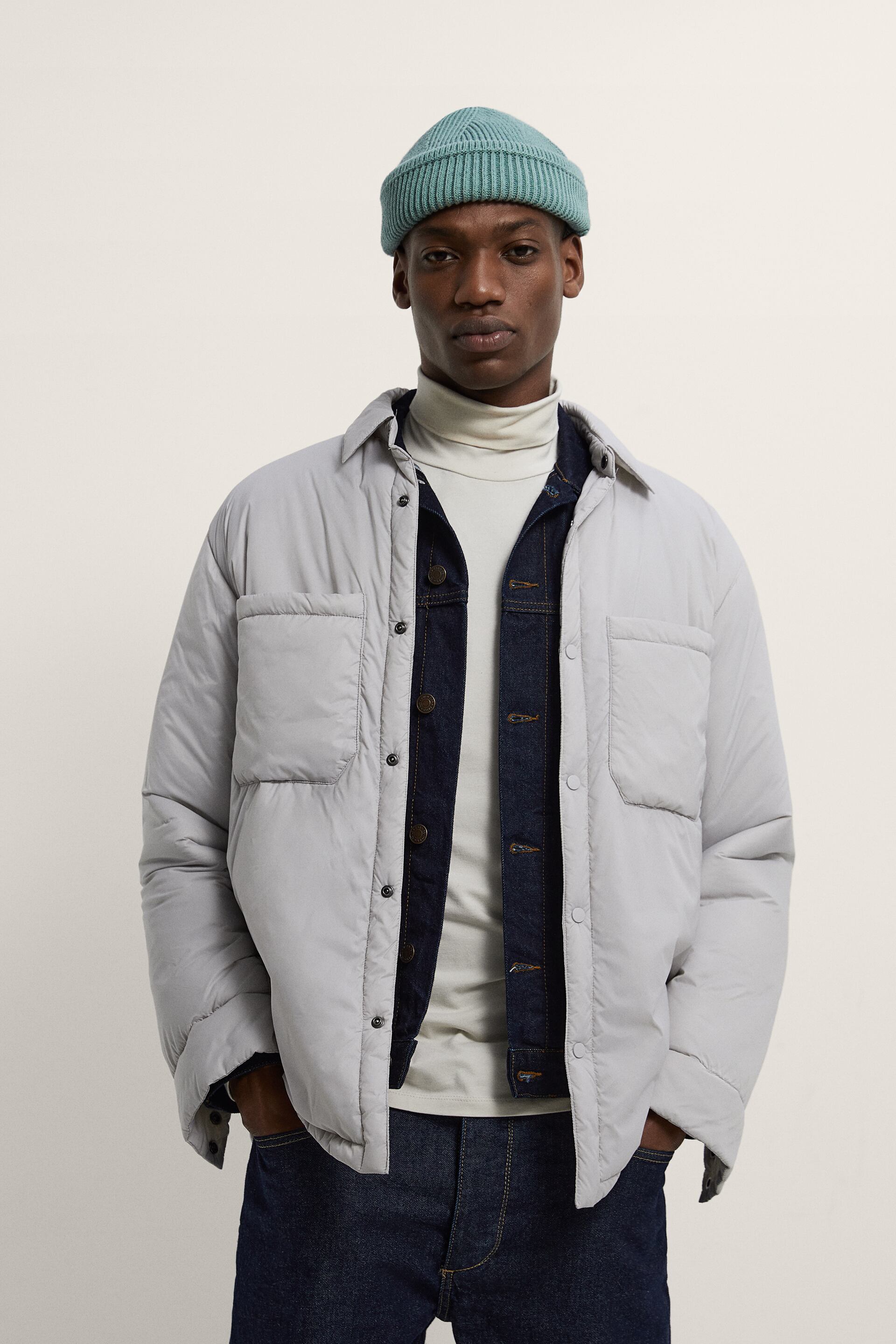 WATER REPELLENT PADDED OVERSHIRT
