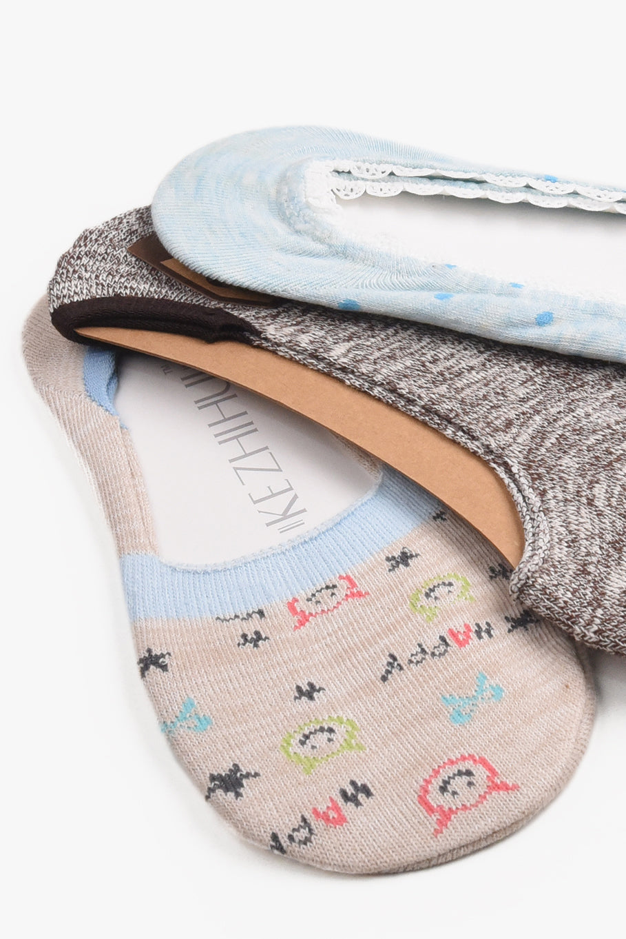 Every Day Essential No Show Socks (3 Pairs)