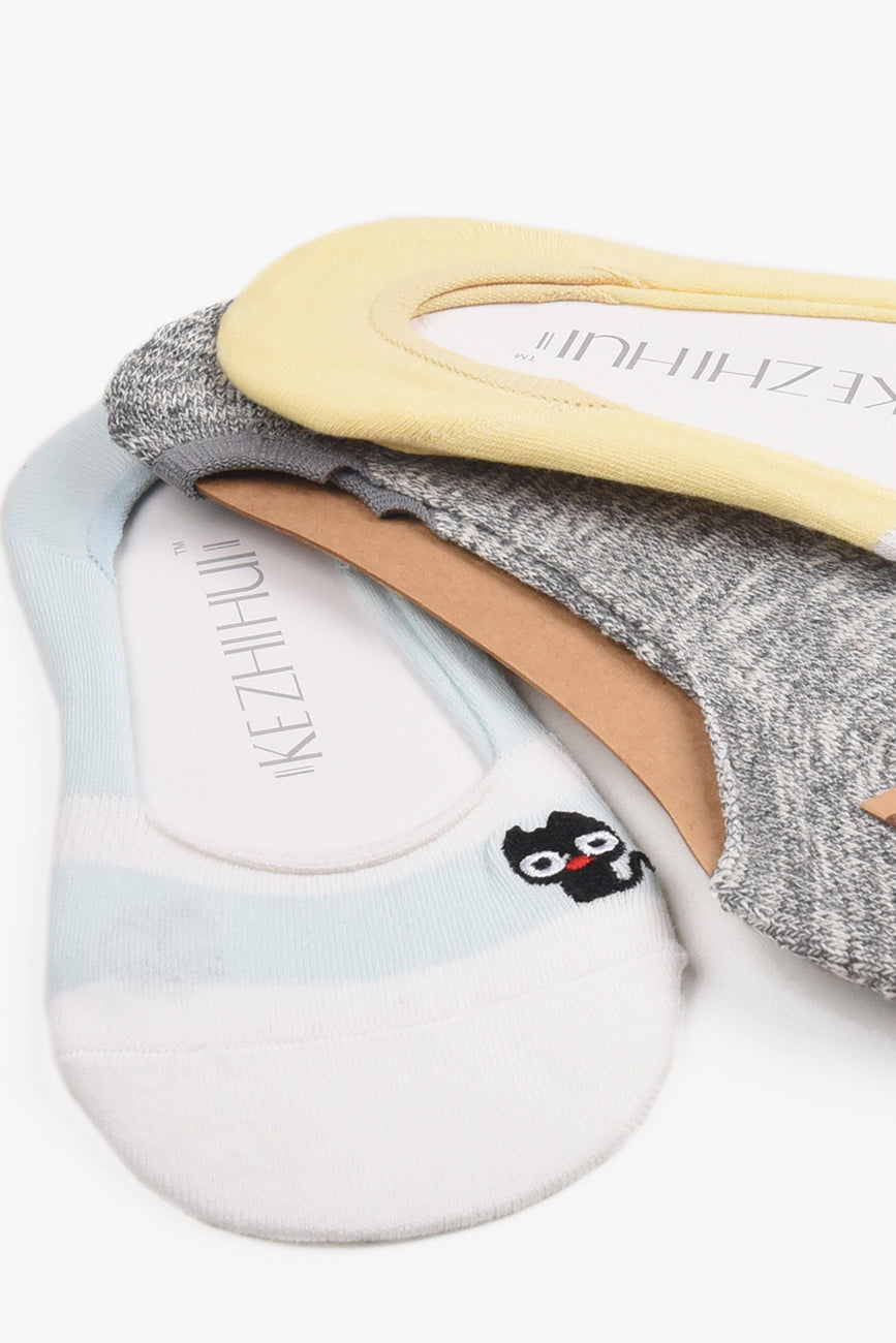 Every Day Essential No Show Socks (3 Pairs)