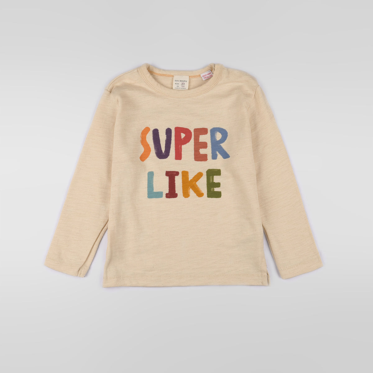 Sweatshirt with Slogan