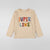 Sweatshirt with Slogan